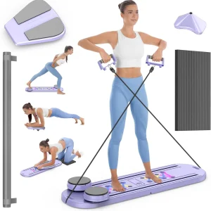 Foldable Pilates Reformer Set 7 in 1 Multi-Purpose pilates equipment  Rayspace Portable Ab Core Trainer Pilates Board