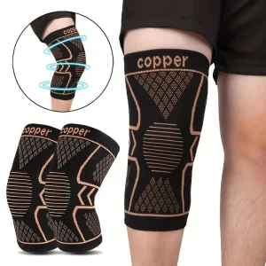 2pcs Copper Fiber Knee Brace